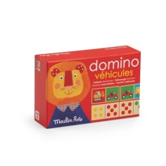 DOMINÓ DE VEHÍCULOS DE MADERA