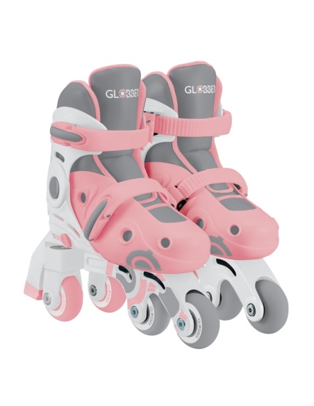 PATINES EN LÍNEA 2 EN 1 30-33 ROSA PASTEL