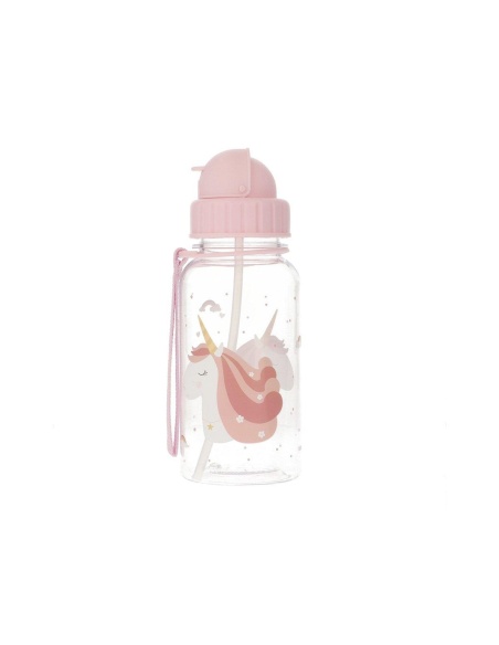 BOTELLA PLÁSTICO UNICORNIO