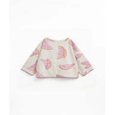 SUDADERA ESTAMPADA CON EFECTO PELUCHE PLAY UP 2