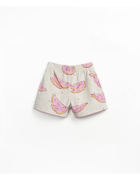 PANTALONES CORTOS ESTAMPADOS CON BOTONES DE COCO PLAY UP