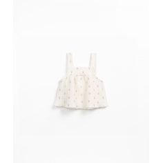 TOP DE PUNTO FLORAL CON BOTONES DE COCO PLAY UP 2