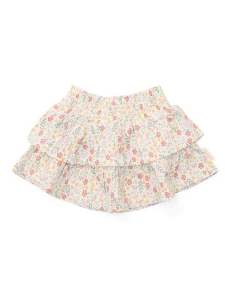 FALDA CON VOLANTES JARDÍN DE HADAS