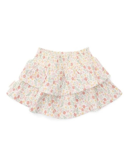 FALDA CON VOLANTES JARDÍN DE HADAS