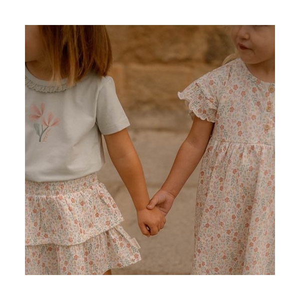 FALDA CON VOLANTES JARDÍN DE HADAS