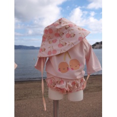 GORRO BUCKET CHERRIES REVERSIBLE UPF 50+ 2