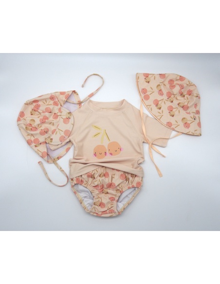 CULETÍN PAÑAL CEREZAS UPF 50+