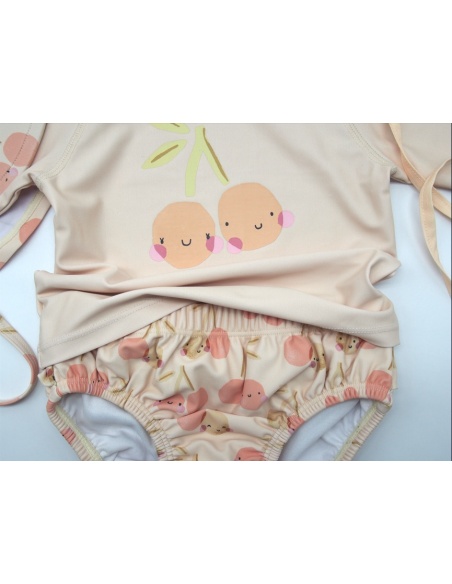 CAMISETA MANGA CORTA SOLAR CEREZAS UPF 50+