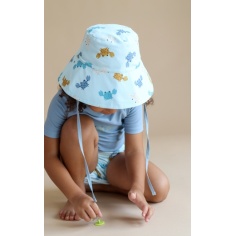 GORRO BUCKET AZUL REVERSIBLE  SOLAR UPF 50 2