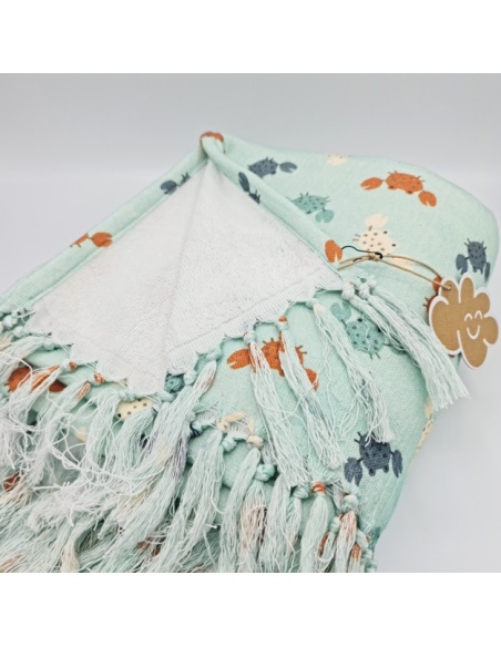 TOALLA CANGREJOS AZUL