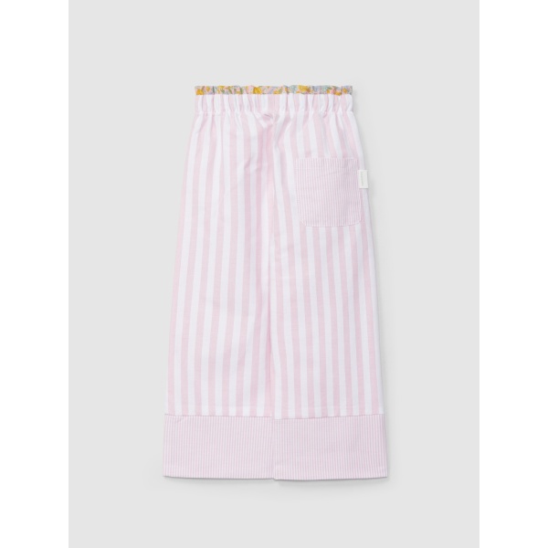 PANTALÓN ANCHO A RAYAS LARANJINHA