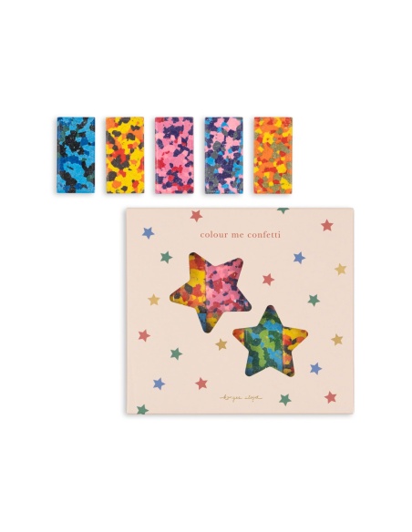 LÁPICES DE CERA CONFETTI