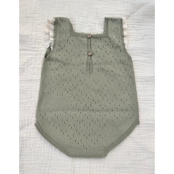 PELELE DE PUNTO VERDE OLIVO LI&ME