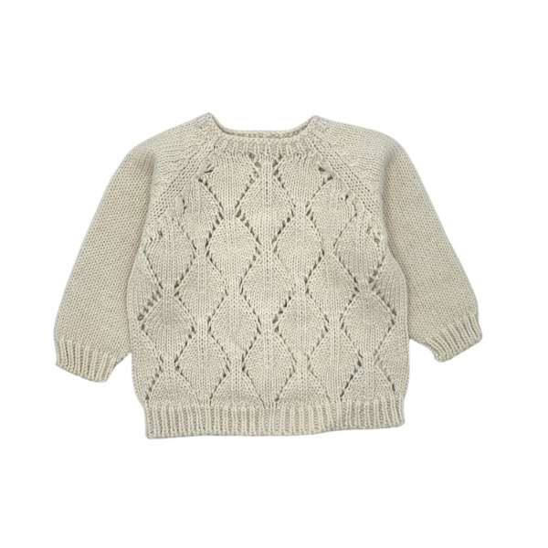 JERSEY CALADO PUNTO CREMA LI&ME