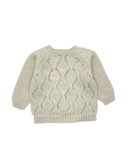 JERSEY CALADO PUNTO CREMA LI&ME