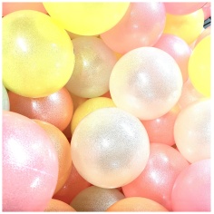 PELOTA GLITTER 15 cm RATATAM! 2