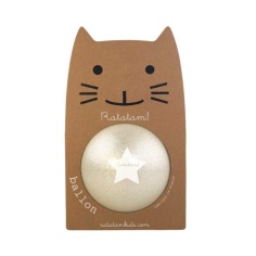 PELOTA GLITTER 15 cm RATATAM!