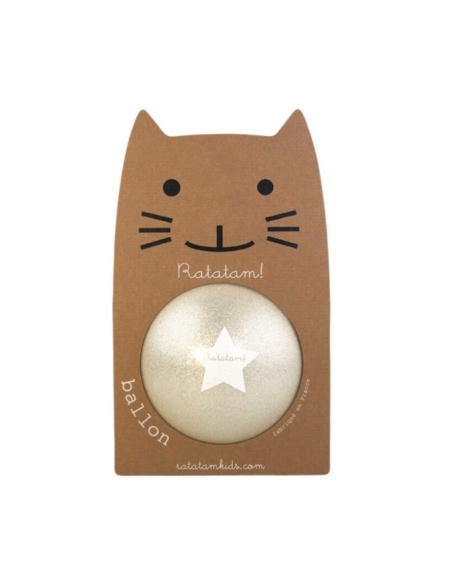 PELOTA GLITTER 15 cm RATATAM!