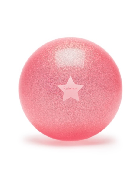 PELOTA GLITTER NEÓN 15 cm RATATAM!