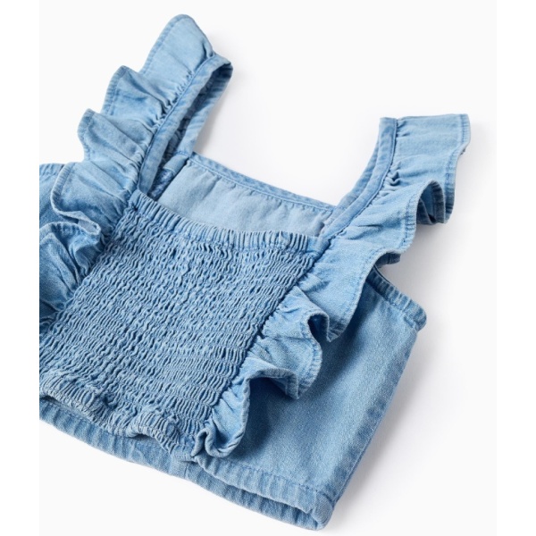 TOP DE TIRANTES CON VOLANTES TEJANA