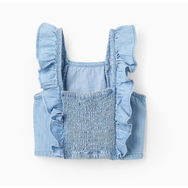 TOP DE TIRANTES CON VOLANTES TEJANA