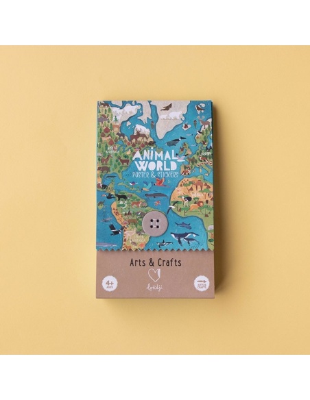 ANIMAL WORLD POSTER & STICKERS