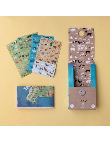 ANIMAL WORLD POSTER & STICKERS