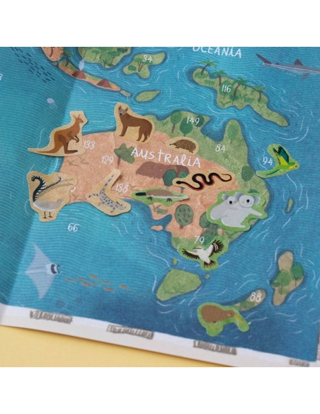 ANIMAL WORLD POSTER & STICKERS