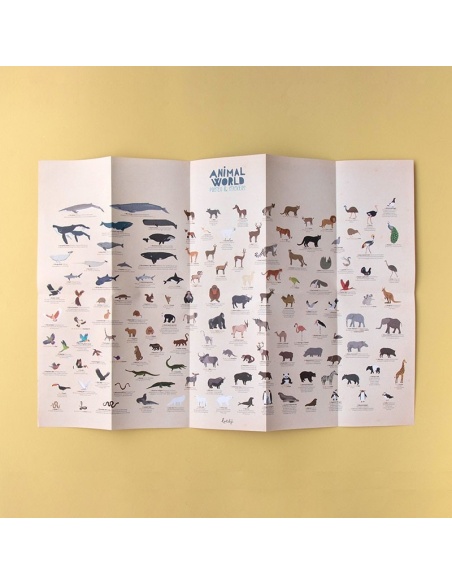 ANIMAL WORLD POSTER & STICKERS
