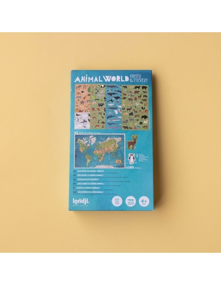 ANIMAL WORLD POSTER & STICKERS