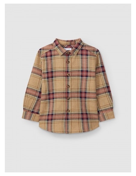 CAMISA CUADROS ALGODÓN ORGÁNICO