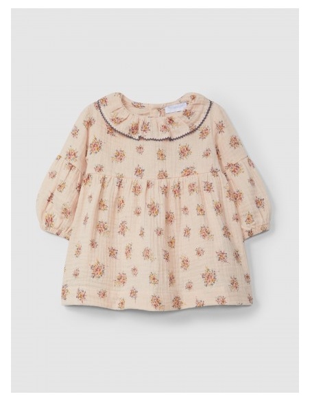 VESTIDO FLORES ALGODÓN ORGÁNICO