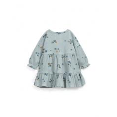 VESTIDO ESTAMPADO MANCHAS AZUL 2