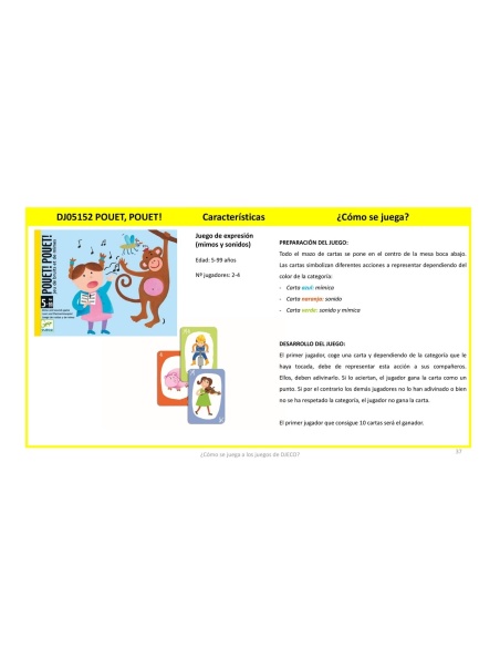 CARTAS POUET! POUET! DJECO