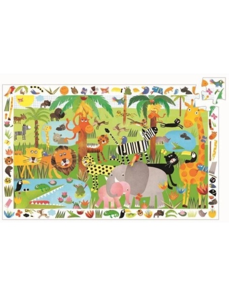 PUZLE OBSERVACIÓN LA JUNGLA