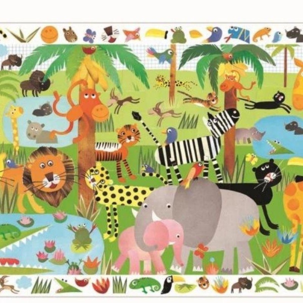 PUZLE OBSERVACIÓN LA JUNGLA