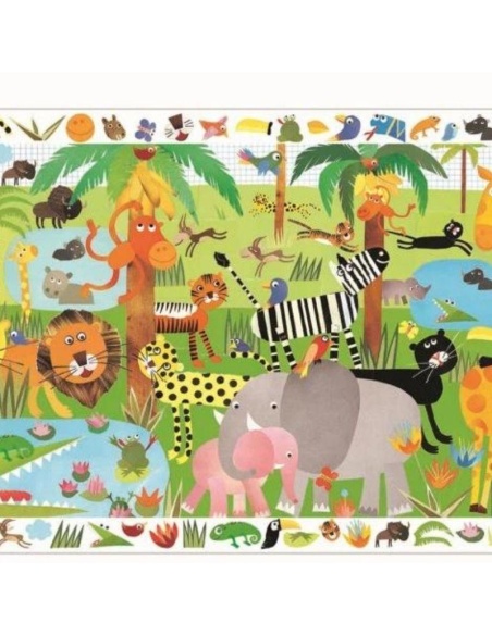 PUZLE OBSERVACIÓN LA JUNGLA