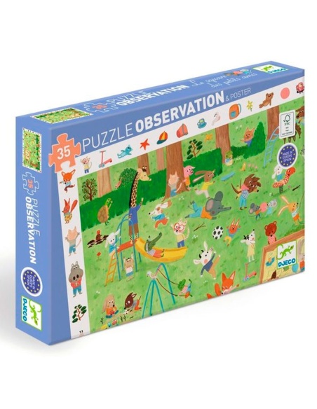 PUZLE OBSERVACIÓN EL JARDÍN DE LOS AMIGUITOS