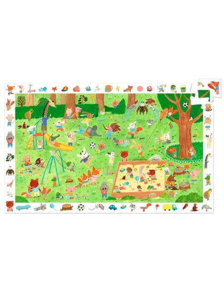 PUZLE OBSERVACIÓN EL JARDÍN DE LOS AMIGUITOS