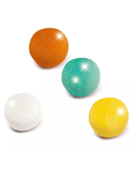 4 BOTES DE PLASTILINA BRILLO