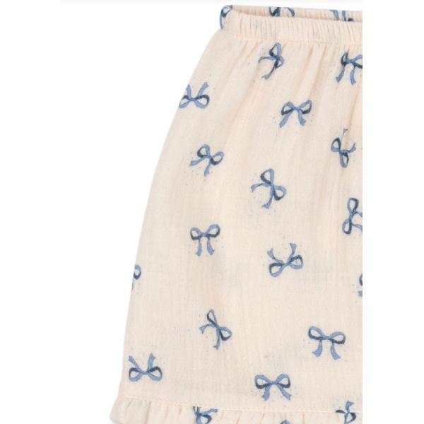 PANTALÓN CORTO DE MUSELINA LAZOS KONGES SLOJD