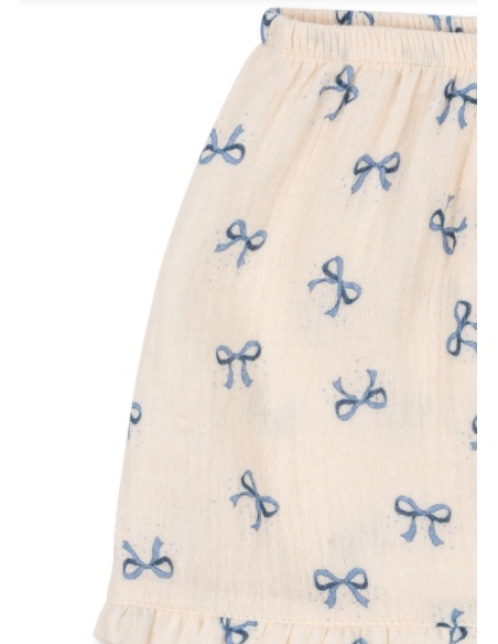 PANTALÓN CORTO DE MUSELINA LAZOS KONGES SLOJD