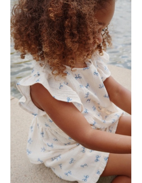 PANTALÓN CORTO DE MUSELINA LAZOS KONGES SLOJD