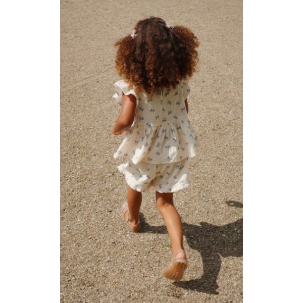 PANTALÓN CORTO DE MUSELINA LAZOS KONGES SLOJD