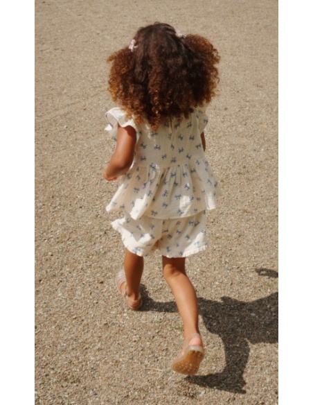 PANTALÓN CORTO DE MUSELINA LAZOS KONGES SLOJD