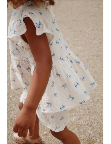 PANTALÓN CORTO DE MUSELINA LAZOS KONGES SLOJD