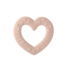 MORDEDOR BIBS BABY BITIE CORAZÓN BLUSH