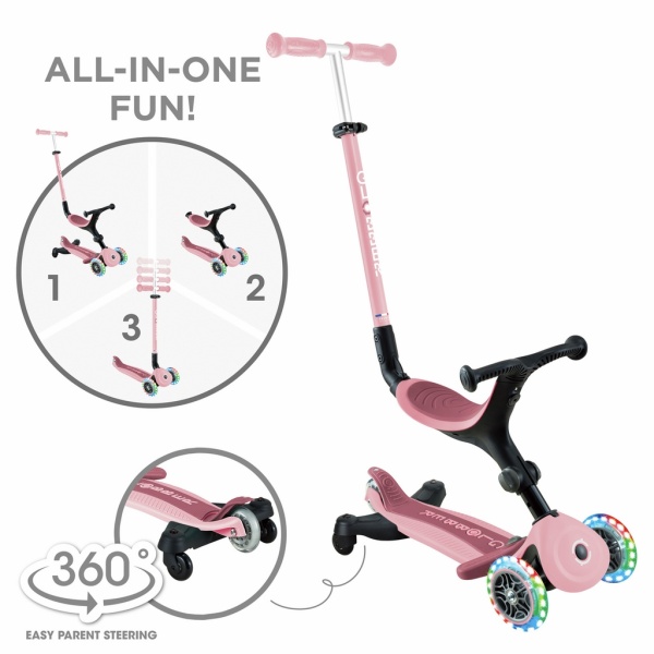 GO UP ACTIVE LUCES 360º PASTEL PINK