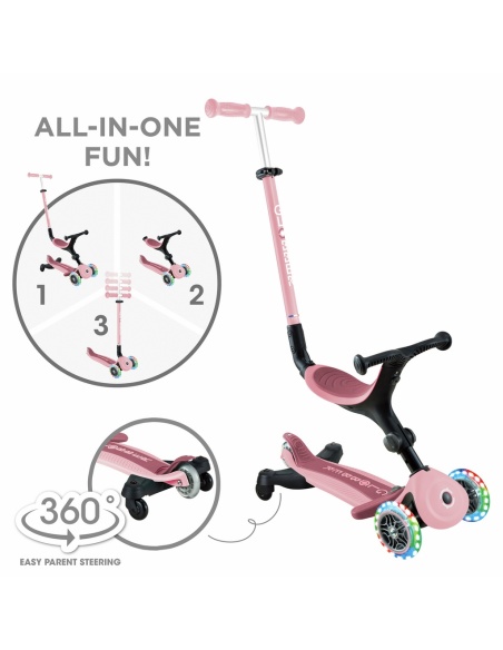 GO UP ACTIVE LUCES 360º PASTEL PINK