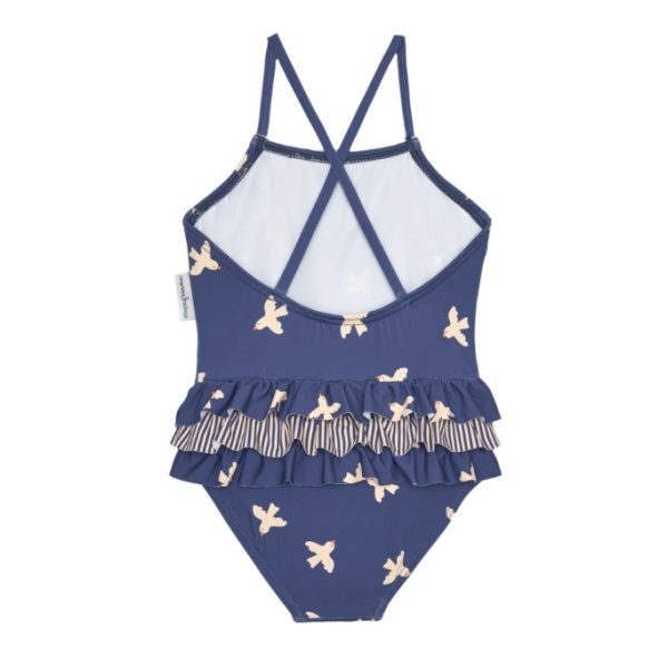 BAÑADOR AZUL MARINO PÁJAROS